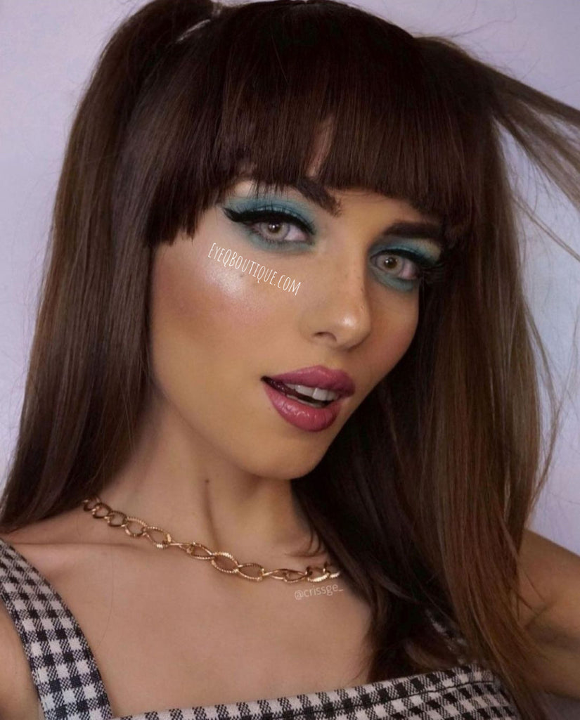 FRESHLADY LAGIRL BLUE COLORED CONTACT LENSES COSMETIC FREE SHIPPING - EyeQ Boutique