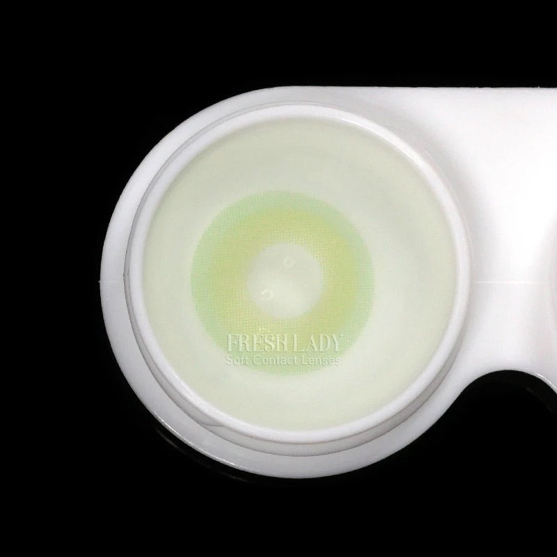FRESHLADY PIXIE GREEN COLORED CONTACT LENSES COSMETIC FREE SHIPPING - EyeQ Boutique