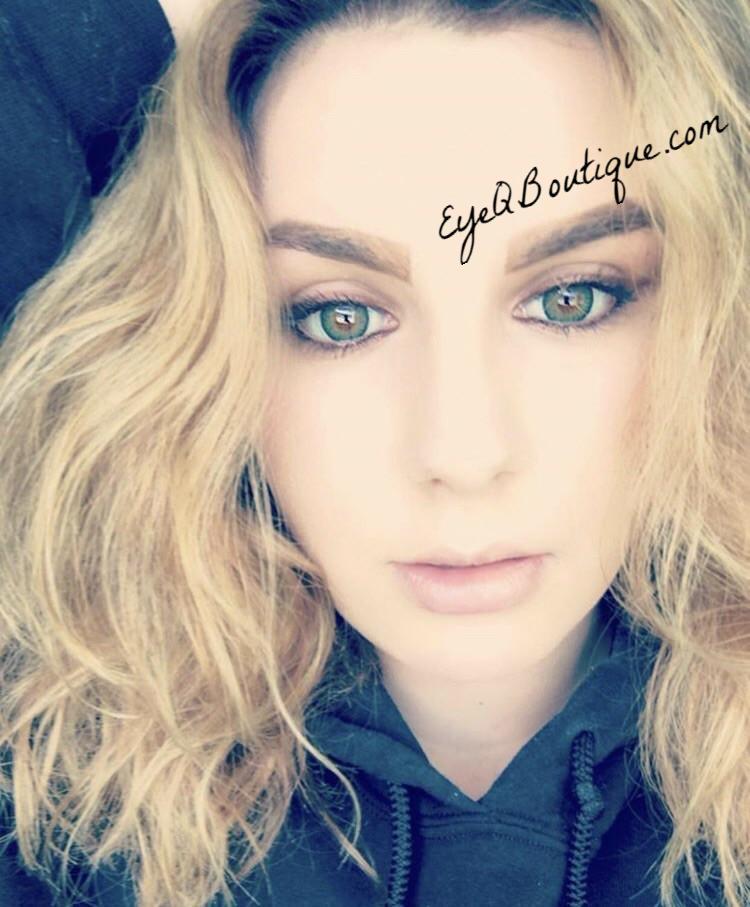 FRESHTONE EVER GREEN COSMETIC COLORED CONTACT LENSES FREE SHIPPING - EyeQ Boutique
