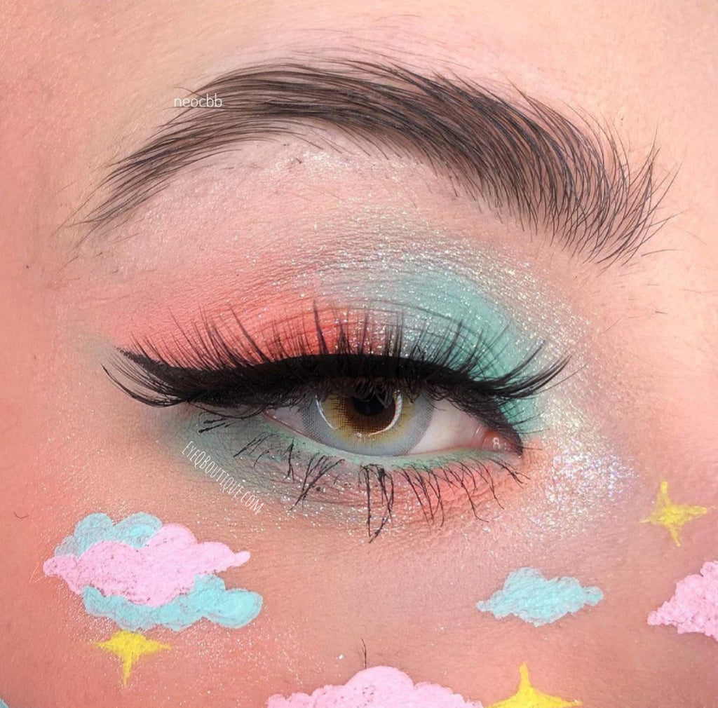 FRESHLADY LAGIRL BLUE COLORED CONTACT LENSES COSMETIC FREE SHIPPING - EyeQ Boutique