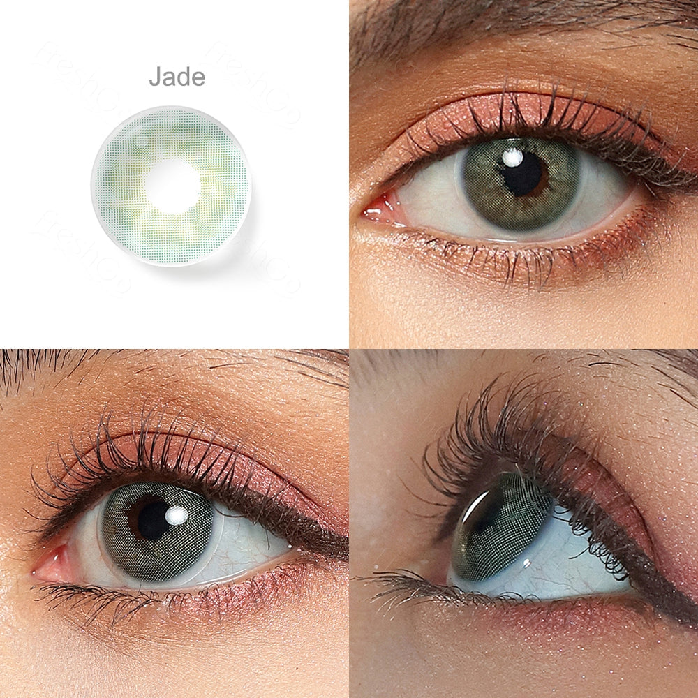 FRESHGO HIDROCOR GEN 3 JADE COSMETIC COLORED CONTACT LENSES FREE SHIPPING - EyeQ Boutique