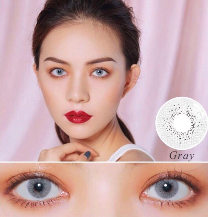 FRESHGO OCEAN SERIES GRAY (GREY) COSMETIC COLORED CONTACT LENSES FREE SHIPPING - EyeQ Boutique