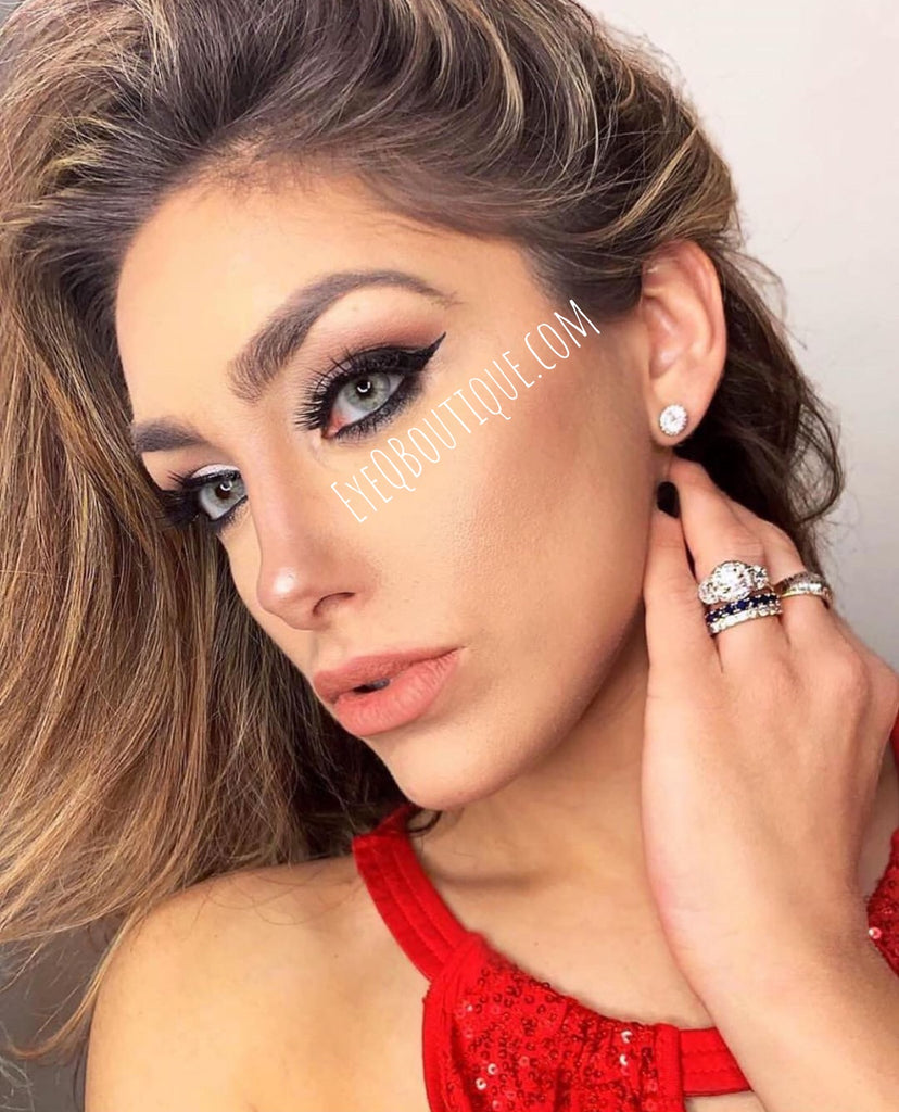 FRESHTONE SUPER NATURALS SKY GRAY (GREY) COSMETIC COLORED CONTACT LENSES FREE SHIPPING (HIDROCOR) - EyeQ Boutique