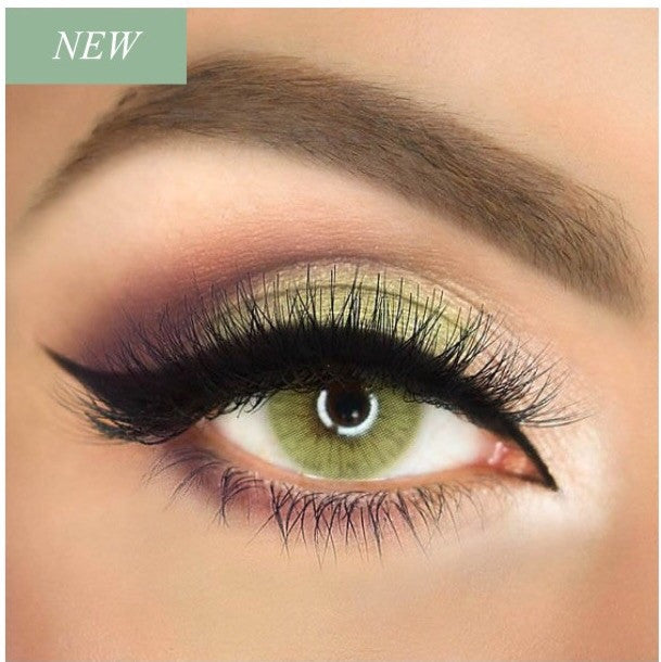 FRESHTONE SUPER NATURALS ICY GREEN COSMETIC COLORED CONTACT LENSES FREE SHIPPING - EyeQ Boutique