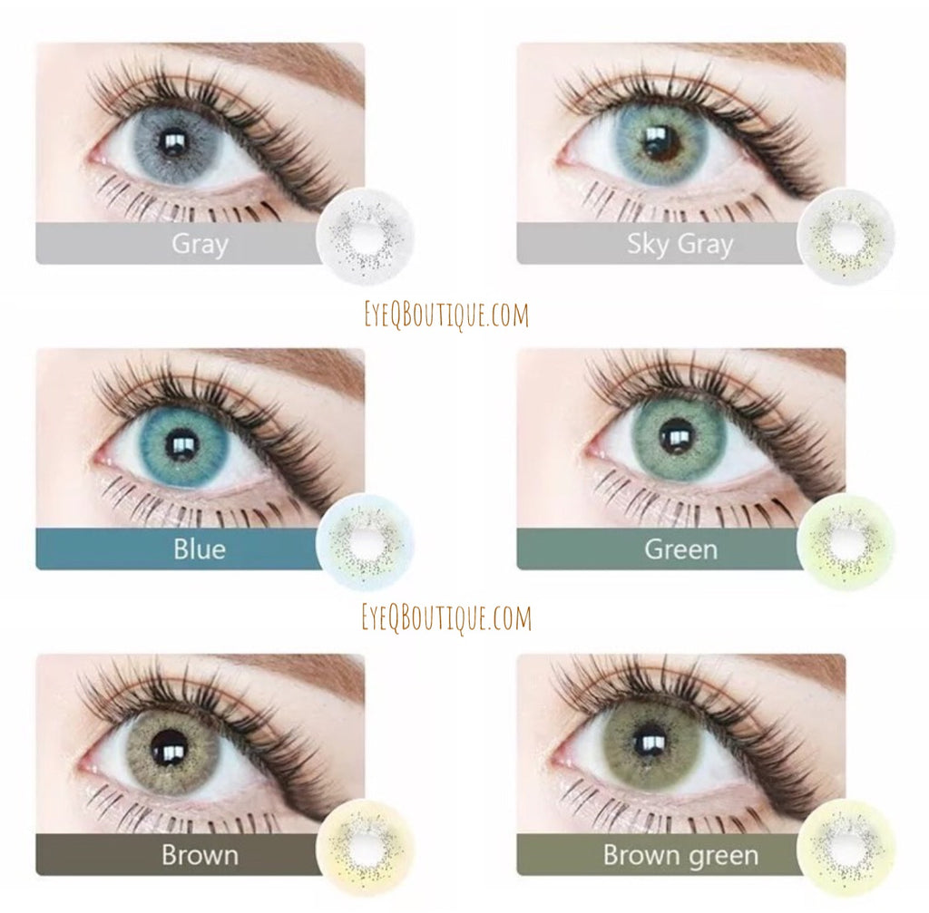 FRESHGO OCEAN SERIES BROWN COSMETIC COLORED CONTACT LENSES FREE SHIPPING - EyeQ Boutique