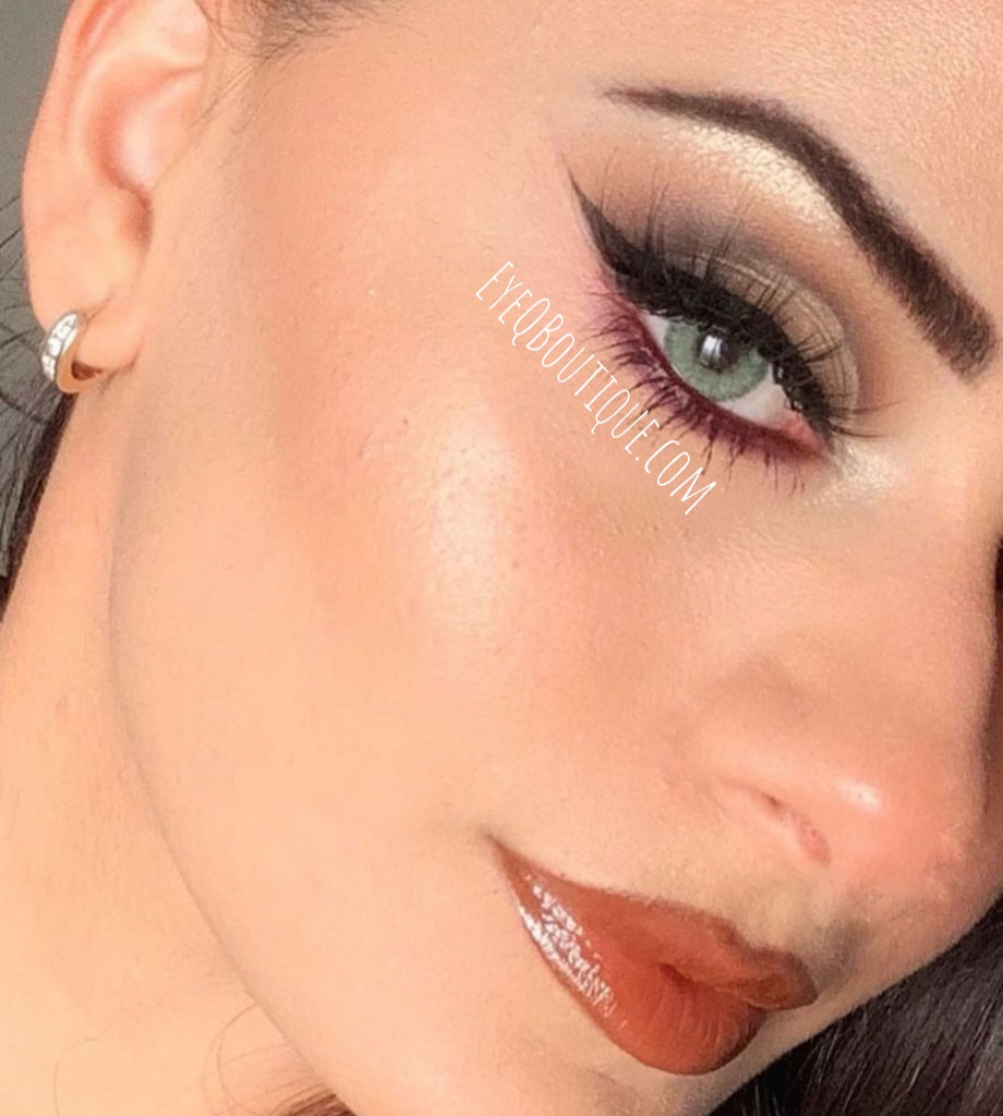 FRESHTONE DIVA GREEN COSMETIC COLORED CONTACT LENSES FREE SHIPPING - EyeQ Boutique
