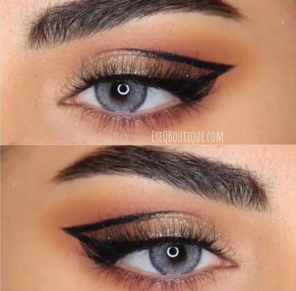 FRESHTONE DIVA GRAY (GREY) COSMETIC COLORED CONTACT LENSES FREE SHIPPING - EyeQ Boutique