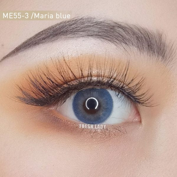 FRESHLADY MARIA BLUE COLORED CONTACT LENSES COSMETIC FREE SHIPPING - EyeQ Boutique