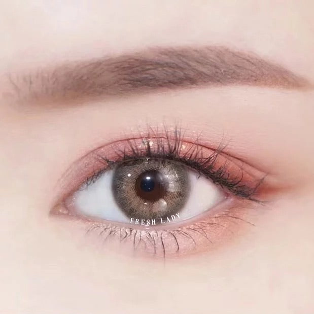 FRESHLADY DNA BROWN HAZEL COLORED CONTACT LENSES COSMETIC FREE SHIPPING - EyeQ Boutique