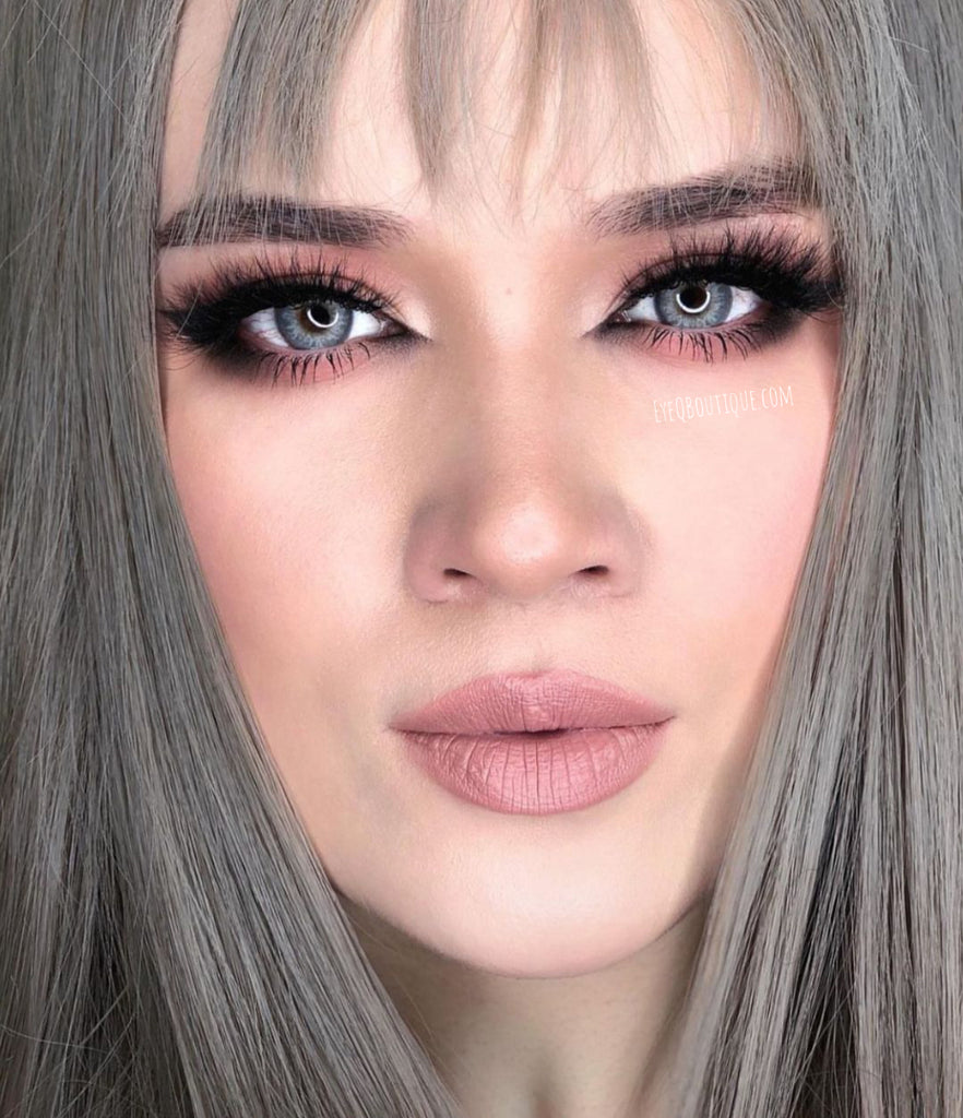 FRESHLADY HIMALAYA GRAY (GREY) COLORED CONTACT LENSES COSMETIC FREE SHIPPING - EyeQ Boutique