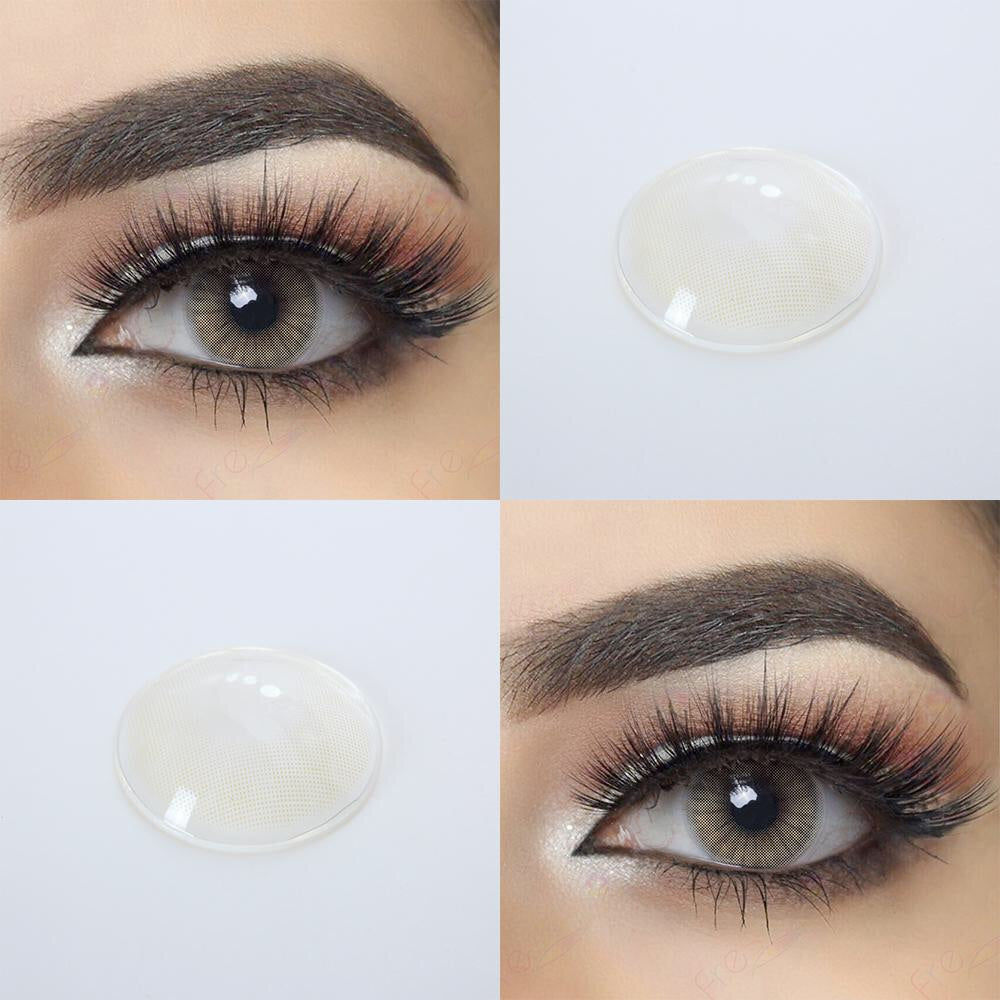 FRESHGO HIDROCOR CRYSTAL (YELLOW) COSMETIC COLORED CONTACT LENSES FREE SHIPPING - EyeQ Boutique