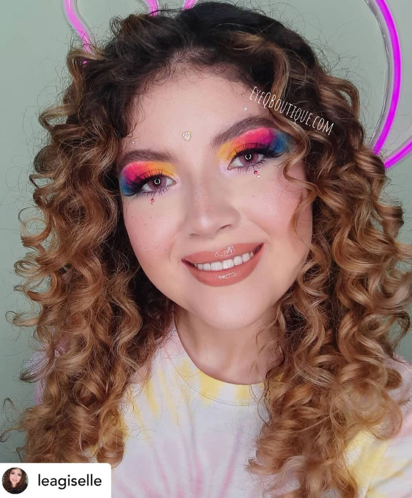 FRESHTONE SUPER NATURALS PINK COSMETIC COLORED CONTACT LENSES FREE SHIPPING - EyeQ Boutique