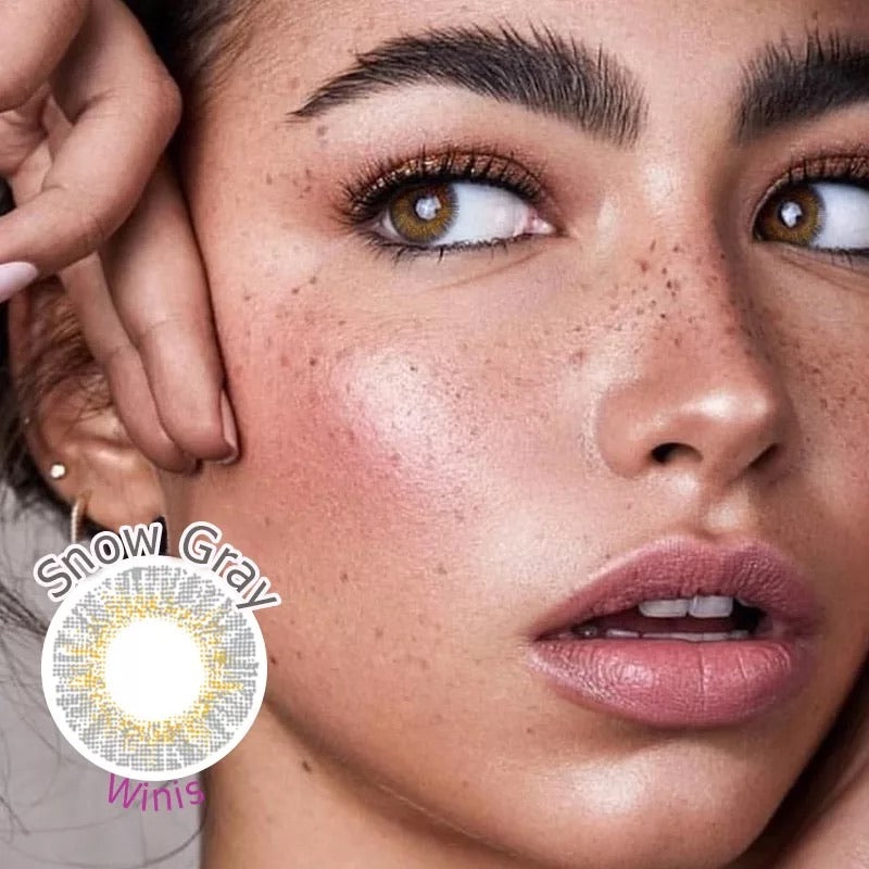 FRESHTONE SNOW GRAY COSMETIC COLORED CONTACT LENSES FREE SHIPPING - EyeQ Boutique