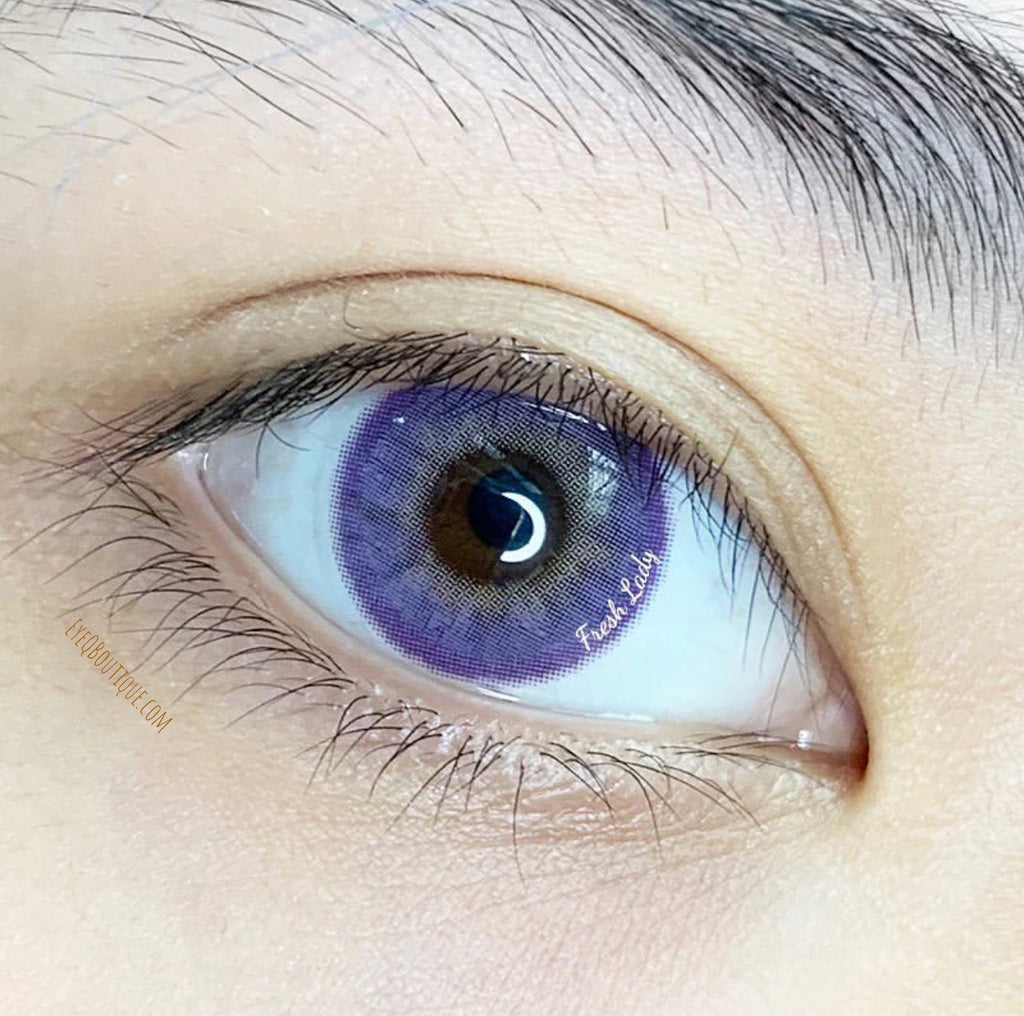 FRESHLADY MARIA VIOLET (PURPLE) COLORED CONTACT LENSES COSMETIC FREE SHIPPING - EyeQ Boutique