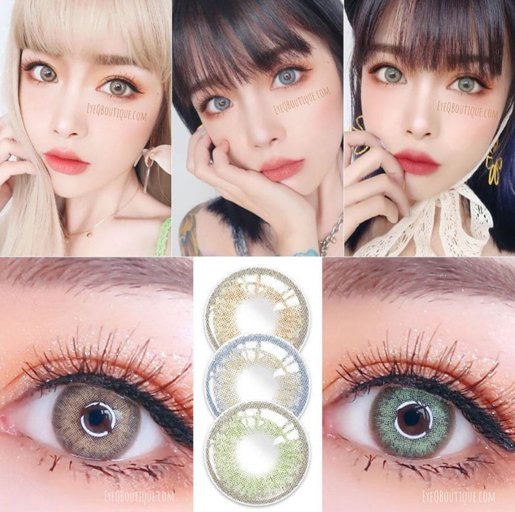 FRESHLADY WILDCAT BROWN COLORED CONTACT LENSES COSMETIC FREE SHIPPING - EyeQ Boutique
