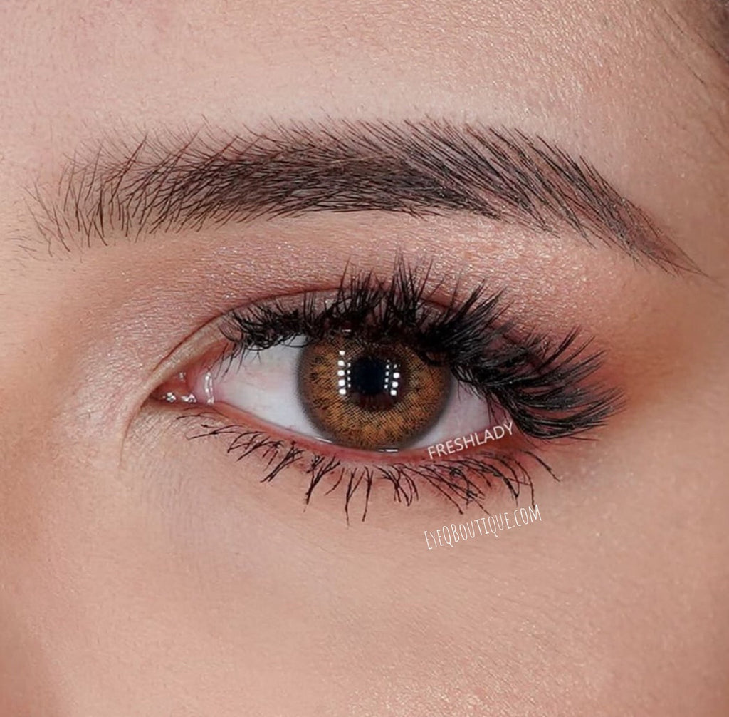 FRESHLADY RUSSIAN BROWN COLORED CONTACT LENSES COSMETIC FREE SHIPPING - EyeQ Boutique