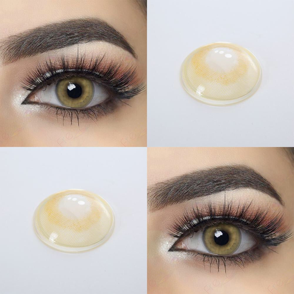 FRESHGO BARBIE COCOA COSMETIC COLORED CONTACT LENSES FREE SHIPPING - EyeQ Boutique