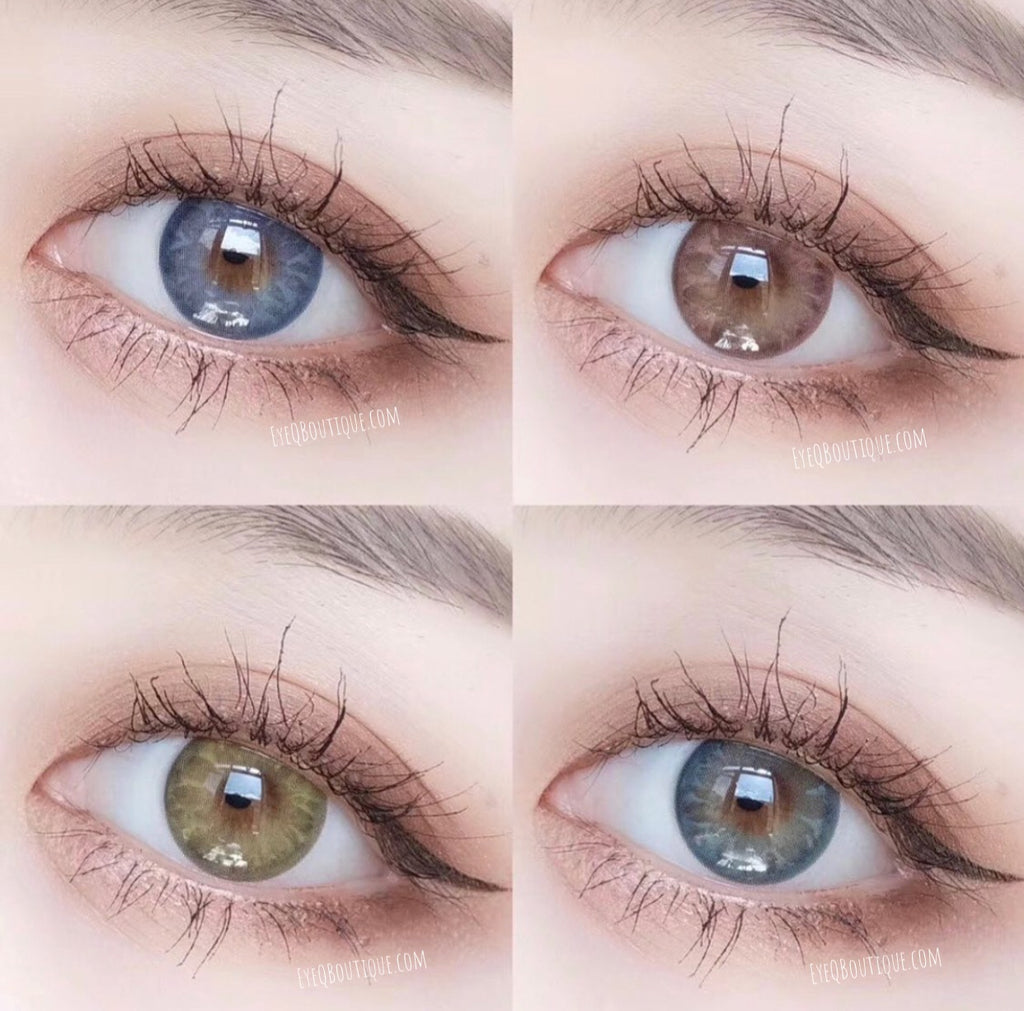 FRESHLADY GEM BROWN COLORED CONTACT LENSES COSMETIC FREE SHIPPING - EyeQ Boutique
