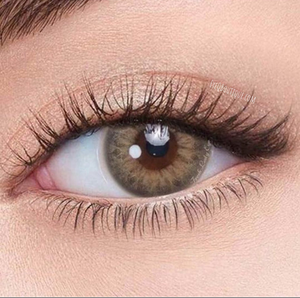 FRESHLADY DNA BROWN HAZEL COLORED CONTACT LENSES COSMETIC FREE SHIPPING - EyeQ Boutique