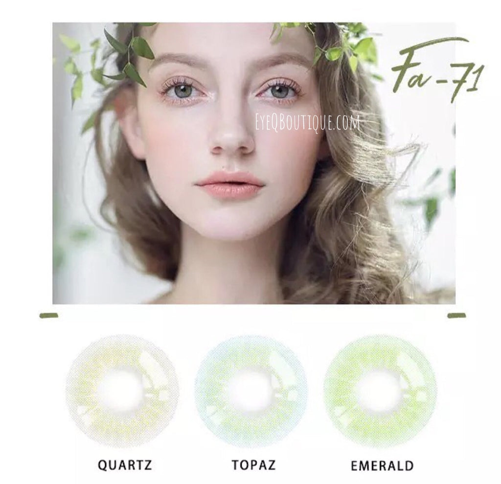 FRESHGO HIDROCOR QUARTZ (GREY GRAY) COSMETIC COLORED CONTACT LENSES FREE SHIPPING - EyeQ Boutique