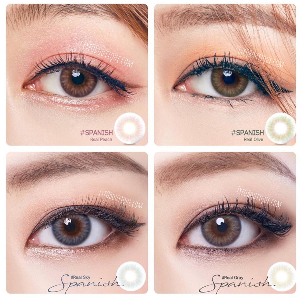 FRESHGO SPANISH SERIES REAL OLIVE COSMETIC COLORED CONTACT LENSES FREE SHIPPING - EyeQ Boutique