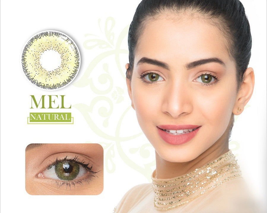 FRESHGO NATURAL MEL COSMETIC COLORED CONTACT LENSES FREE SHIPPING - EyeQ Boutique