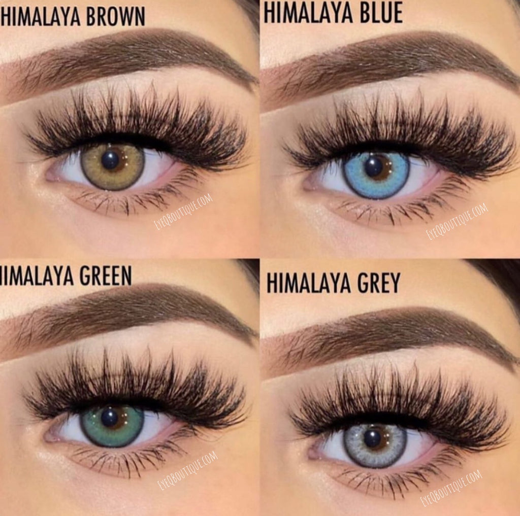 FRESHLADY HIMALAYA BLUE COLORED CONTACT LENSES COSMETIC FREE SHIPPING - EyeQ Boutique
