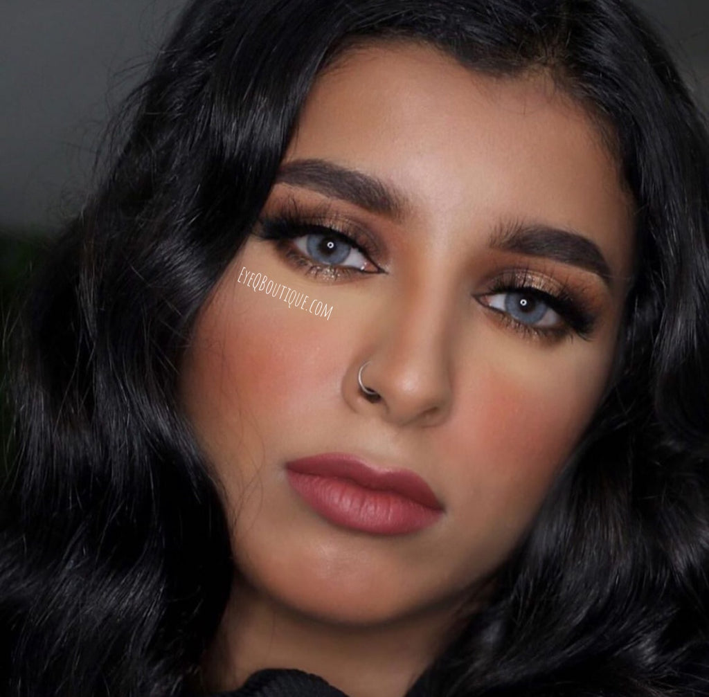 FRESHTONE DIVA GRAY (GREY) COSMETIC COLORED CONTACT LENSES FREE SHIPPING - EyeQ Boutique