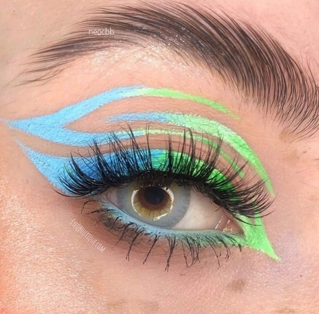 FRESHLADY LAGIRL BLUE COLORED CONTACT LENSES COSMETIC FREE SHIPPING - EyeQ Boutique