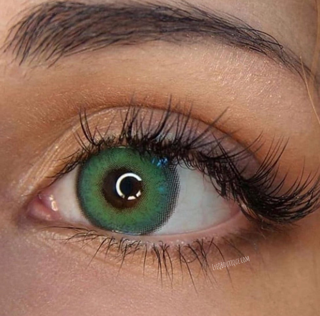 FRESHLADY HIMALAYA GREEN COLORED CONTACT LENSES COSMETIC FREE SHIPPING - EyeQ Boutique
