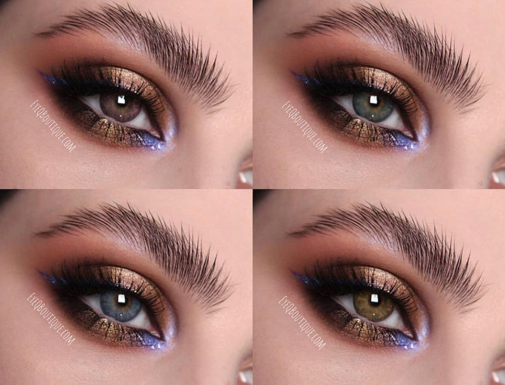FRESHLADY GEM BROWN COLORED CONTACT LENSES COSMETIC FREE SHIPPING - EyeQ Boutique
