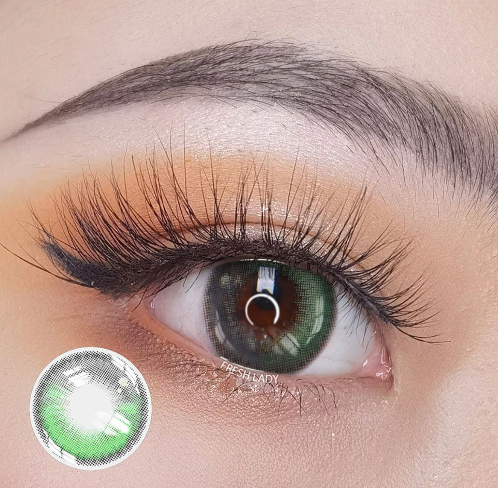 FRESHLADY CARDCAPTOR GREEN COLORED CONTACT LENSES COSMETIC FREE SHIPPING - EyeQ Boutique