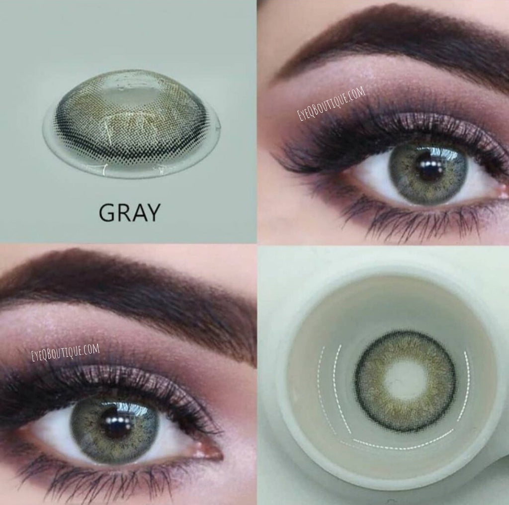 FRESHLADY RUSSIAN GRAY (GREY) COLORED CONTACT LENSES COSMETIC FREE SHIPPING - EyeQ Boutique