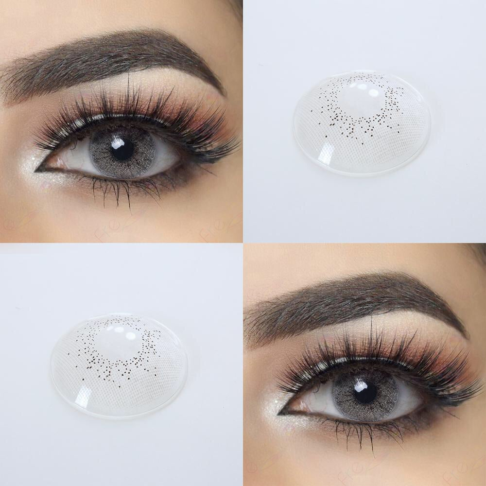 FRESHGO OCEAN SERIES GRAY (GREY) COSMETIC COLORED CONTACT LENSES FREE SHIPPING - EyeQ Boutique