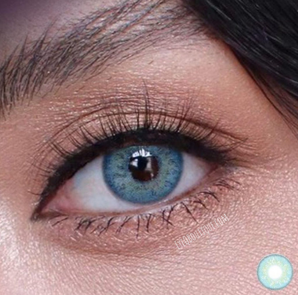 FRESHLADY RUSSIAN BLUE COLORED CONTACT LENSES COSMETIC FREE SHIPPING - EyeQ Boutique