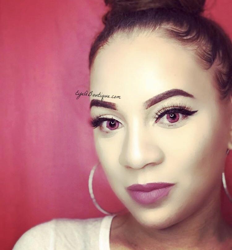 FRESHTONE SUPER NATURALS PINK COSMETIC COLORED CONTACT LENSES FREE SHIPPING - EyeQ Boutique