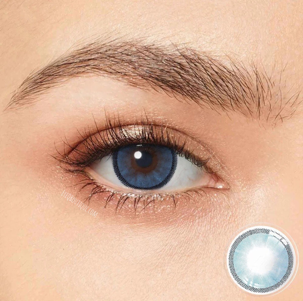その他 marine eyes chamomile LP color Hidrocor Marine Aqua Blue Colored Contacts with Natural Effect