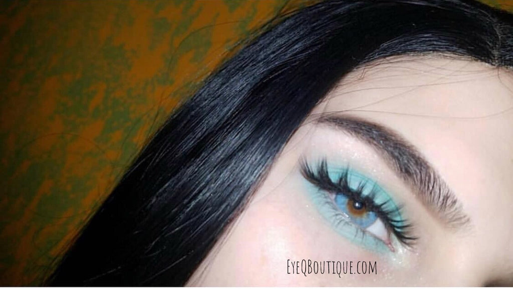 FRESHTONE DIVA BLUE COSMETIC COLORED CONTACT LENSES FREE SHIPPING - EyeQ Boutique