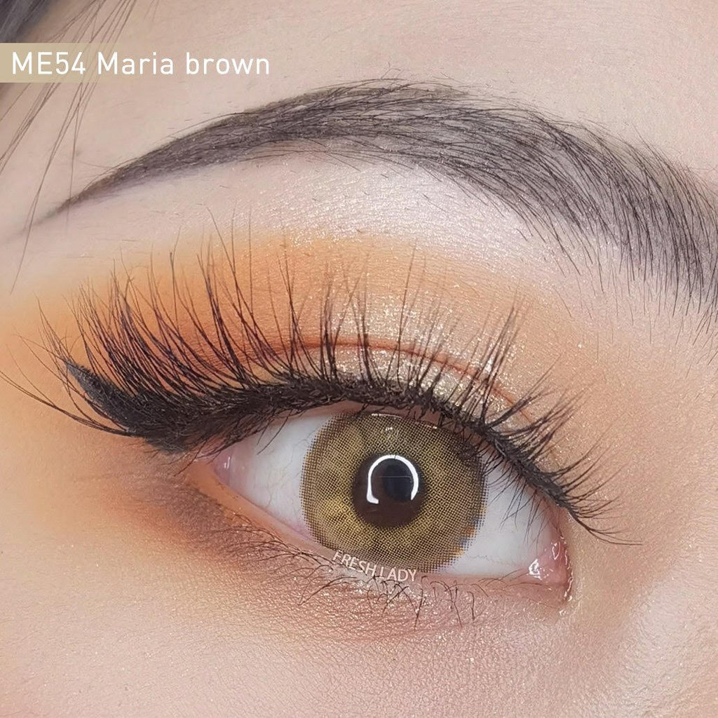 FRESHLADY MARIA BROWN COLORED CONTACT LENSES COSMETIC FREE SHIPPING - EyeQ Boutique