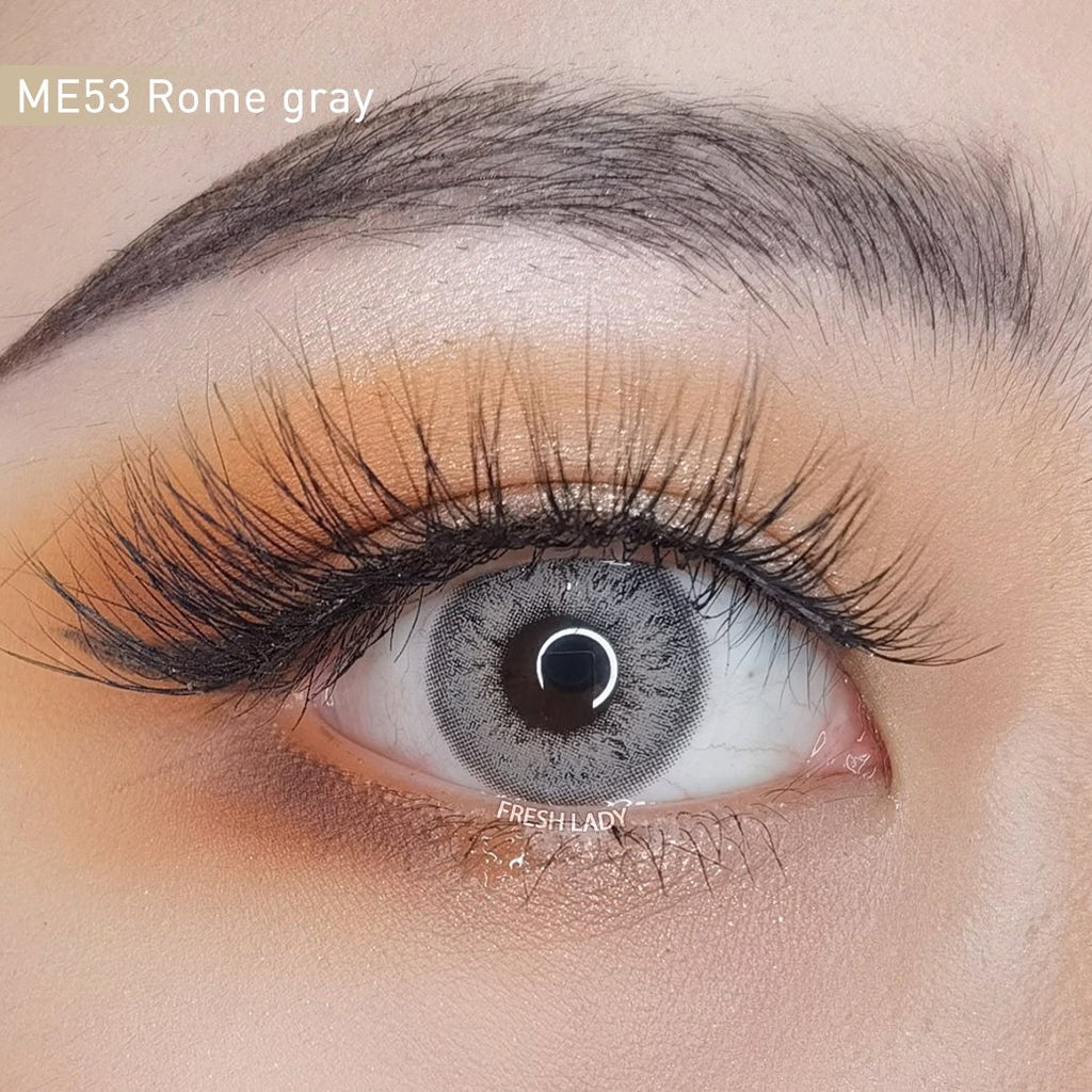 FRESHLADY ROME GREY (GRAY) COLORED CONTACT LENSES COSMETIC FREE SHIPPING - EyeQ Boutique